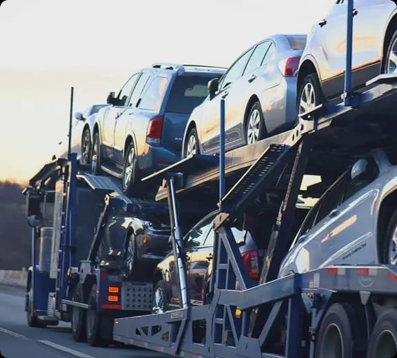 Open auto transport carrier